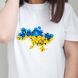 Футболка біла:Карта з квітів 350 фото