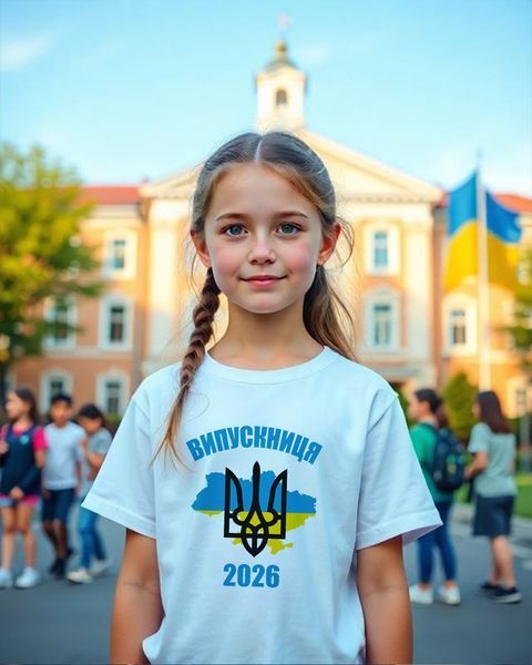 Футболка Випускник 2026, випускниця 2026 13.. фото