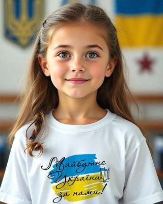 Футболка майбутнє України за нами 13.. фото
