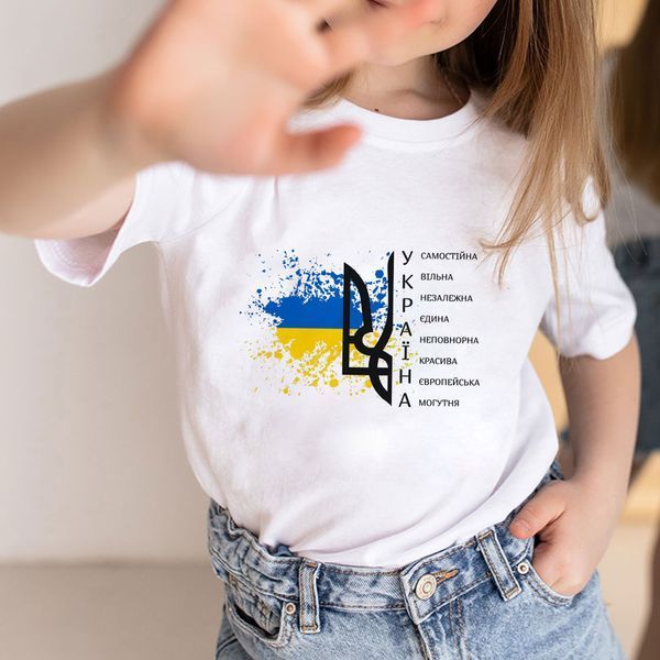 Футболка біла: УКРАЇНА c5734 фото