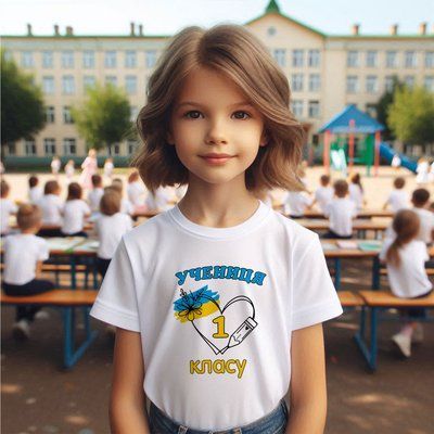 Футболка Учениця 1 класу 13.. фото