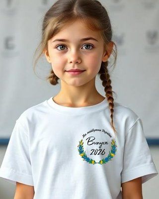 Футболка для школи або садочка. Випуск 2026 Ми майбутнє україни 13.. фото