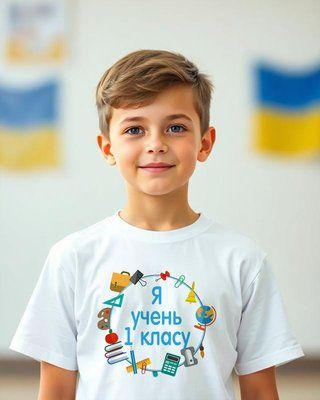 Футболка я учень 1 класу 13.. фото
