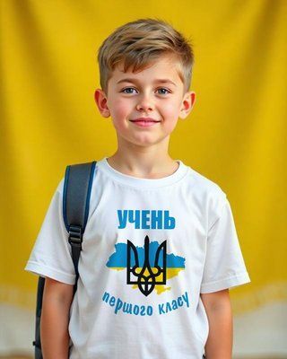 Футболка учень 1 класу 13.. фото