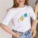 Футболка біла:LOVE Ukraine 4688 фото