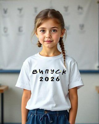 Футболка для школи або садочка. Випуск 2026 в стилі серіалу ДРУЗІ 13.. фото