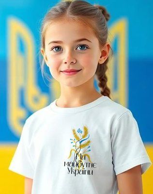 Футболка для школи або садочка. Ми майбутнє колоски 13.. фото