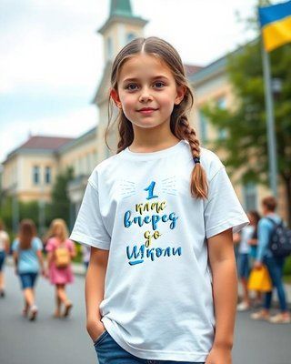 Футболка для першокласників 13.. фото