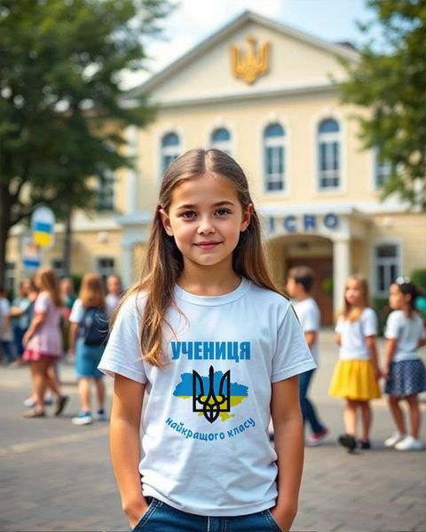 Футболка для учня та учениці на перший дзвоник 13.. фото